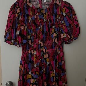 CROSBY by Mollie Burch Multicolor Patterned Dress